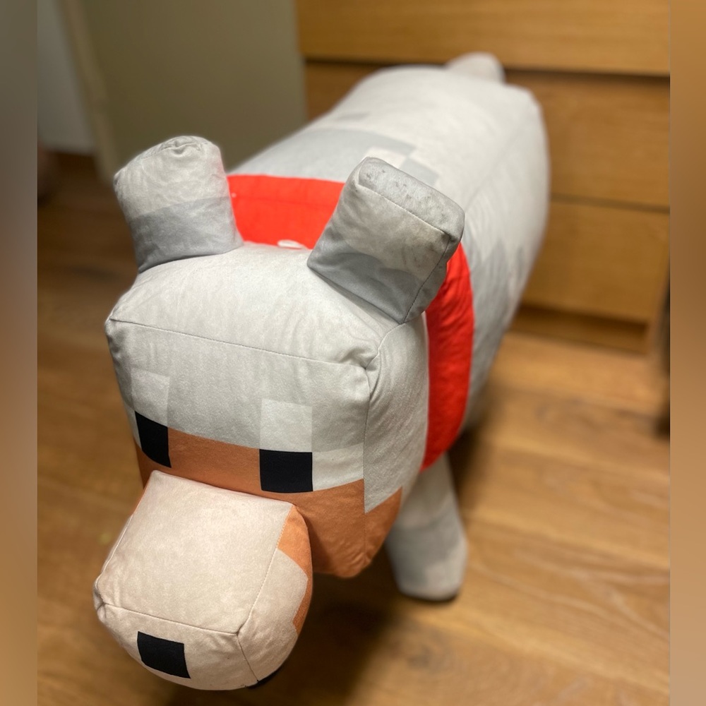 MINECRAFT wolf stuffed animal